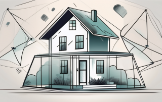 A home with visible personal belongings inside