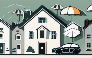 Various types of insurance policies represented as different types of shields