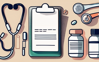 A private health insurance card alongside medical equipment like a stethoscope