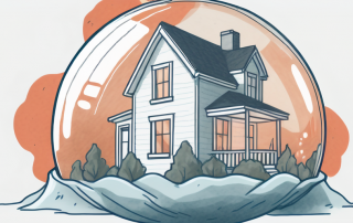 A house being shielded by a transparent