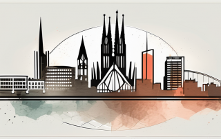 The cologne skyline