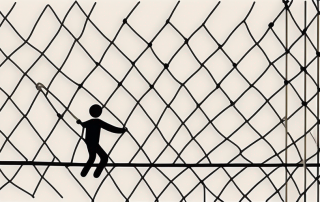 A safety net under a tightrope
