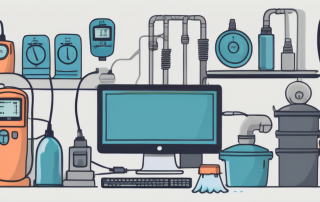 Various elements related to operating costs such as a building