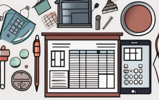 A house with various household items like furniture