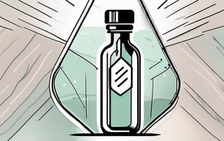 A vaccine vial and a shield