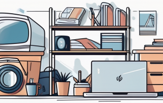 A student's dorm room with various valuable items like a laptop