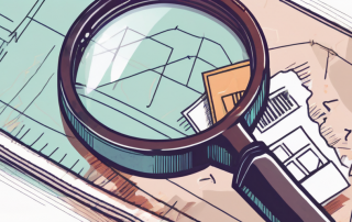 A magnifying glass examining a price tag