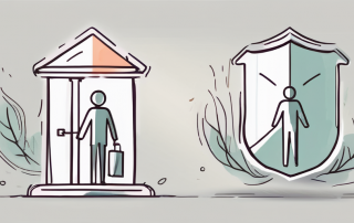 A life insurance policy and a disability insurance policy depicted as protective shields