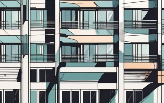 A residential building under renovation with visible energy-efficient upgrades like solar panels