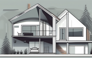 A home with visible household items inside