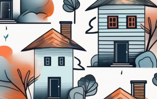 A house being protected from various natural elements like fire