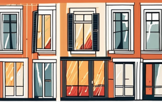 A rental apartment interior with a large window