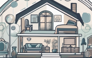 A home filled with various valuable items such as furniture