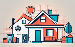 A house with various household items such as furniture