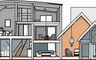 A house split in two