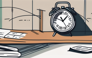 A lease agreement on a table with a clock and a calendar