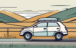 A car with a protective shield symbolizing the car liability insurance