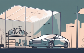 A house and personal belongings like a car