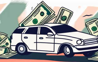 A crashed car with a cancelled insurance policy and a wallet overflowing with cash