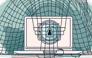 A computer with a digital lock and a safety net