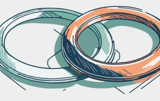 Two interlocked rings
