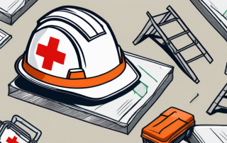 A construction helmet