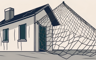 A safety net under a house
