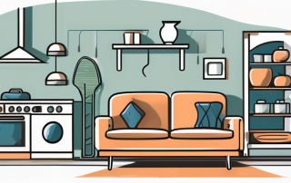 A home filled with various household items