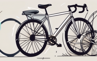 A bicycle next to a broken one