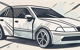 A car with visible protective shield