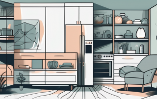 A home with visible household items like furniture