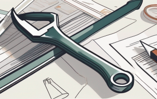 A broken tool (to symbolize inability to work) surrounded by various insurance policy documents