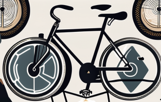 A bicycle with a shield symbol to represent insurance