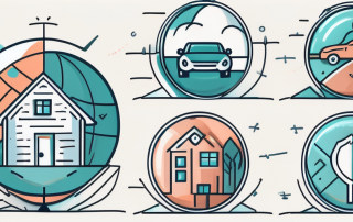 A globe with different insurance protection symbols like a shield