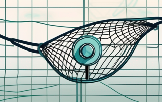 A stethoscope intertwined with a safety net