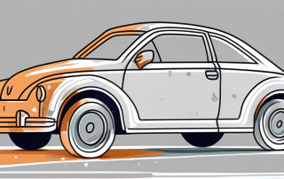 A car with visible dents and scratches