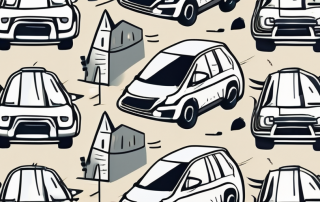 A shield symbolically protecting various objects like a car
