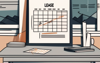 A signed lease agreement being cut in half