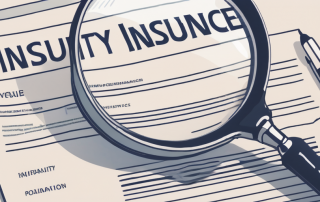 Two insurance policy documents side by side