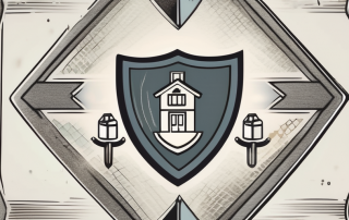 A safety shield symbolically representing a private insurance policy