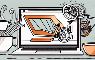 A computer with an insurance policy on the screen