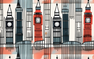 A classic british landmark like the big ben or the london bridge