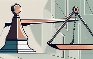 A scale balancing a shield symbolizing insurance and a wallet