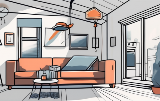 A home with various household items like furniture