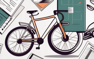 A bicycle securely locked with a sturdy lock