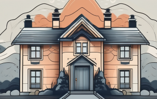 A peaceful house with a sturdy shield surrounding it