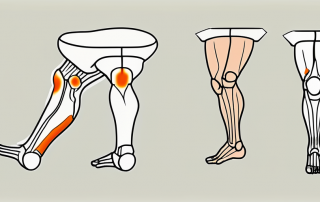 A knee with a torn cruciate ligament