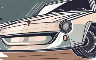 A car with a shield symbol