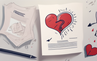 A life insurance policy document next to a question mark