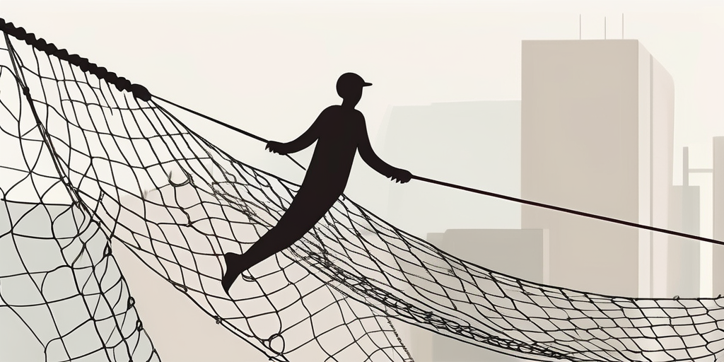 A safety net under a tightrope